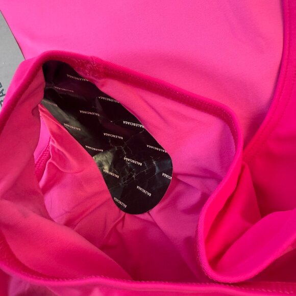 Balenciaga Summer bundle Fuchsia swimsuit Medium and Black Slides 38EU - 8 US - Picture 7 of 8